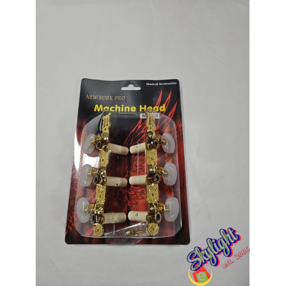 New York Pro Machine Head WOOD-019CP‎ Guitar Tuning Peg New NOS